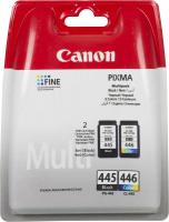 Картридж струйный Canon PG-445/CL-446 8283B004/008 многоцветный/черный набор для Canon MG2440/MG2540