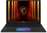 Ноутбук MSI Titan 18 HX AI A2XWJG-206RU Core Ultra 9 285HX 64Gb SSD4Tb NVIDIA GeForce RTX 5090 24Gb 18" IPS UHD+ (3840x2400) Windows 11 Home black WiFi BT Cam (9S7-182421-206)