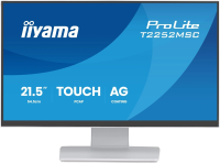 Монитор Iiyama 21.5" ProLite T2252MSC-W2AG белый IPS LED 5ms 16:9 HDMI M/M матовая 250cd 178гр/178гр 1920x1080 60Hz DP FHD USB Touch 4.5кг