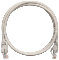 Патч-корд Nikomax NMC-PC4UD55B-010-C-GY U/UTP RJ-45 вил.-вилка RJ-45 кат.5E 1м серый LSZH