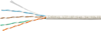 Кабель информационный Cabeus UTP-4P-CAT.5E-SOLID-LSLTX-GY кат.5E U/UTP 4 пары PVC внутренний 305м серый