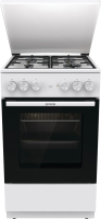 Плита Комбинированная Gorenje GK5A22WH белый (металлическая крышка) реш.сталь