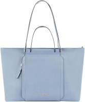 Деловая сумка женская Piquadro Circle BD3336W92/AZ3 с отделением для ноутбука 14" голубая натур.кожа