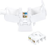 Модуль Cabeus KJ-RJ45-CAT.5E-180-TOOLLESS информ. Keystone RJ45 кат.5E бел.