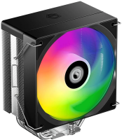 Устройство охлаждения(кулер) ID-Cooling SE-214-XT V2 ARGB Soc-AM5/AM4/1200/1700/1851 серебристый/черный 4-pin 16-27.2dB Al+Cu 200W 810gr Ret (SE-214-XT V2 ARGB)
