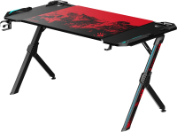 Стол игровой Bloody BD-TB201 столешница ЛДСП карбон каркас черный 140x75x75см