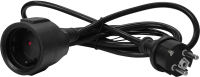 Шнур питания Lanmaster LAN-PPS/SH-5.0-BK вилка Shuko-Shuko розетка проводник.:3x1.5мм2 5м 220В 16А черный