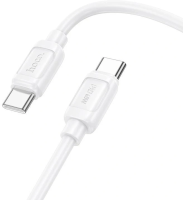 Кабель Hoco X115 52001 USB Type-C (m)-USB Type-C (m) 1.2м белый