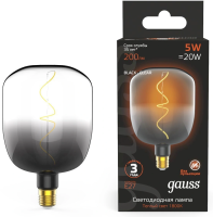 Лампа филам. Gauss Filament V140 5Вт цок.:E27 шар 220B св.свеч.бел.теп. (упак.:1шт) (1008802105)