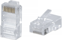 Коннектор Cabeus (8P8C-FC) UTP кат.5E RJ45 прозрачный