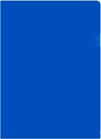 Папка-уголок Бюрократ -E310N/1BLU непрозрачный A4 пластик 0.18мм синий
