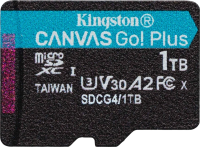 Флеш карта microSDXC 1TB Kingston SDCG4/1TB Canvas Go! Plus V10 A2 + adapter