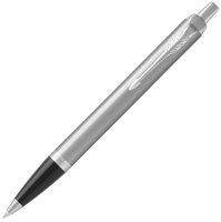 Ручка шариков. Parker IM Essential K319 (2143631) Brushed Metal CT M син. черн. подар.кор.