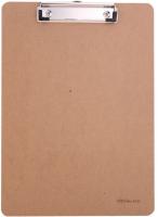 Папка клип-борд Deli E9226 A4 древесная плита бежевый