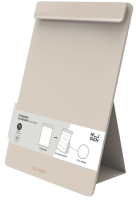 Папка-планшет Deli Nusign ENS503 GREY A4 пенополипропилен серый на подставке