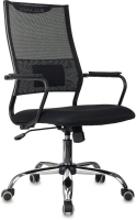Кресло руководителя Бюрократ CH Balance SL черный Elastic-102 сетка/ткань крестов. металл хром