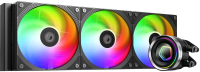 Система водяного охлаждения ID-Cooling FX360 Inf ARGB Soc-AM5/AM4/1200/1700/1851 черный 4-pin 27.2dB Al 350W Ret