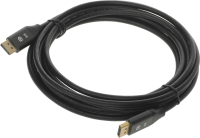 Кабель аудио-видео Cactus CS-DP-DP-1.4-5 DisplayPort (m)/DisplayPort (m) 5м. позолоч.конт. черный