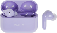 Гарнитура внутриканальные Realme Buds T200 фиолетовый беспроводные bluetooth в ушной раковине (6941764462083)