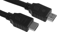 Кабель аудио-видео Cactus CS-HDMI.2-2 HDMI (m)/HDMI (m) 2м. позолоч.конт. черный