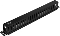 Кабельный органайзер горизонтальный ITK CO05-1PC 1U шир.:19" глуб.:60мм