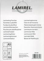 Пленка для ламинирования Fellowes 125мкм A5 (100шт) глянцевая Lamirel LA-7866101 (LA-78661)