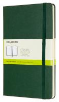 Блокнот Moleskine CLASSIC QP062K15 Large 130х210мм 240стр. нелинованный твердая обложка зеленый
