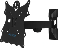 Кронштейн для телевизора Kromax Casper-203 черный 20"-43" макс.30кг настенный поворот и наклон