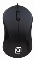 Мышь Оклик 115SR черный оптическая 1000dpi USB для ноутбука 3but (492888)