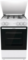 Плита Газовая Gorenje GG5A14WJ белый (металлическая крышка) реш.сталь