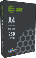 Бумага Cactus CS-LPA4200250 A4 марка A/200г/м2/250л./белый CIE170% для лазерной печати