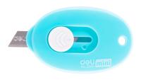 Нож канцелярский Deli E2050 mini сталь ассорти блистер