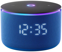 Умная колонка Yandex Станция Мини 3 Про Алиса синий 18W 1.0 BT/Wi-Fi (YNDX-00059BLU)