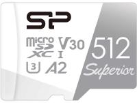 Флеш карта microSDXC 512GB Silicon Power SP512GBSTXDA2V20SP Superior + adapter