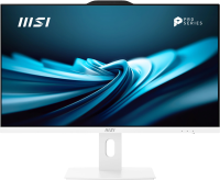 Моноблок MSI Pro AP272P 14M-650XRU 27" Full HD i3 14100 (3.5) 8Gb SSD512Gb UHDG 730 без ОС GbitEth WiFi BT 120W клавиатура мышь Cam белый 1920x1080