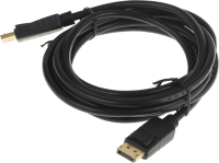 Кабель аудио-видео Buro BU-DP-v1.2-3m DisplayPort (m)/DisplayPort (m) 3м. черный