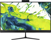 Моноблок Acer Aspire C24-2G 23.8" Full HD Core Ultra 5 125U (1.3) 16Gb SSD512Gb Graphics Eshell GbitEth WiFi BT 120W клавиатура мышь Cam черный 1920x1080
