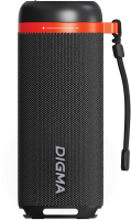 Колонка порт. Digma D-PS1521 черный 16W 2.0 BT 10м 1800mAh (PS1521B)