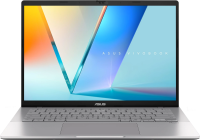 Ноутбук Asus VivoBook S14 S3407CA-LY098 Core Ultra 5 225H 16Gb SSD512Gb Intel Graphics 14" IPS WUXGA (1920x1200) без ОС silver WiFi BT Cam (90NB16J1-M00770)