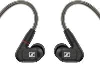 Наушники вкладыши Sennheiser IE 300 1.25м черный проводные крепление за ухом (509104)