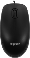 Мышь Logitech B100 черный оптическая 1000dpi USB 2but (910-006605)