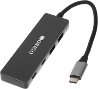 Разветвитель USB-C Origo OU3340C 4порт. черный (OU3340C/A1A)