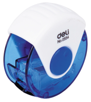 Точилка для карандашей ручная Deli E0554 1 отверстие пластик ассорти европодвес