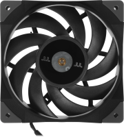 Вентилятор для корпуса Thermaltake Toughfan 12 120х120x25 черный 4-pin 22.3дБ (CL-F117-PL12BL-A) Ret