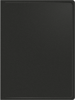 Папка метал.зажим Silwerhof Eco SE-04CBLK A4 пластик 0.5мм черный