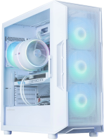 Корпус Zalman i3 Neo V2 белый без БП ATX 7x120mm 5x140mm 1xUSB3.0 audio bott PSU