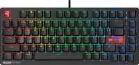 Клавиатура A4Tech MS76 механическая черный USB Multimedia for gamer LED кабель 1.8м