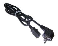 Шнур питания Lanmaster LAN-PP13/SHA-2.0-BK C13-Schuko проводник.:3x0.75мм2 2м 220В 10А черный