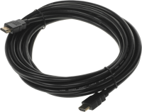 Кабель аудио-видео Cactus CS-HDMI.1.4-5 HDMI (m)/HDMI (m) 5м. позолоч.конт. черный