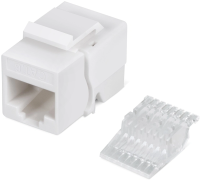 Модуль Cabeus KJ-RJ45-CAT.6-TOOLLESS информ. Keystone RJ45 кат.6 UTP бел.